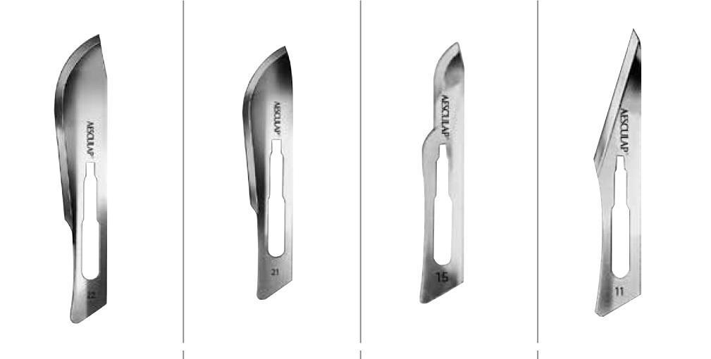 Einmalskalpellklingen Fig. 18   100 Stück
