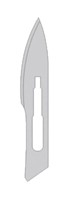 Einmalskalpellklingen Fig. 18   100 Stück