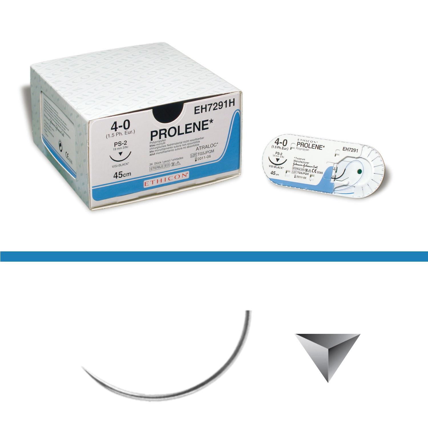 PROLENE BLAU MONOFIL, FS, USP2-0, 0,45m, 36 Stück