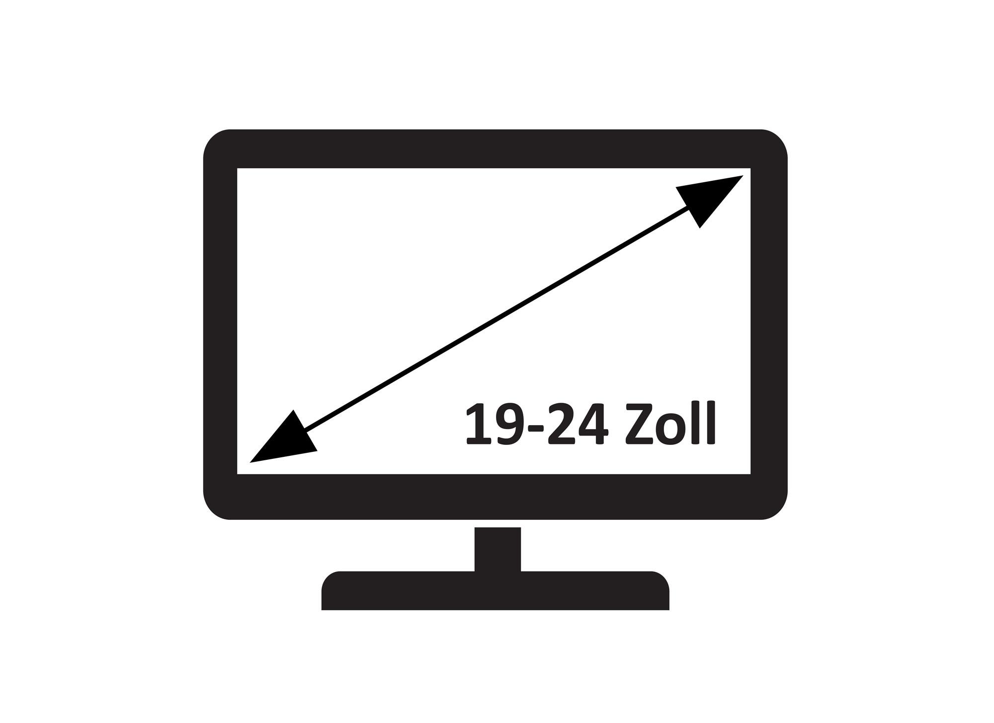 Aufpreis Monitorträger von 19" auf 24"