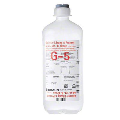 Glucose-LSG 5% ad us vet 10x500ml Infusionslösung (3574330, 3574170)