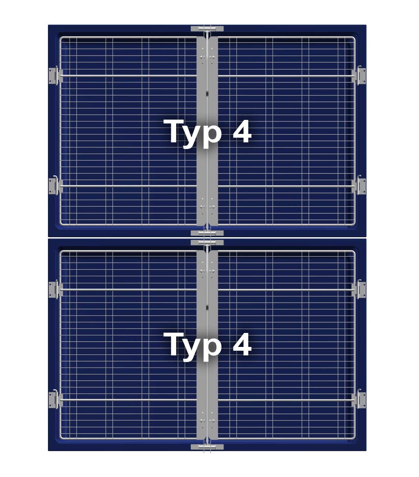 MK 22 Gestell für Tierboxenkombinationen       1 x Typ 4 und 2 x Typ 1