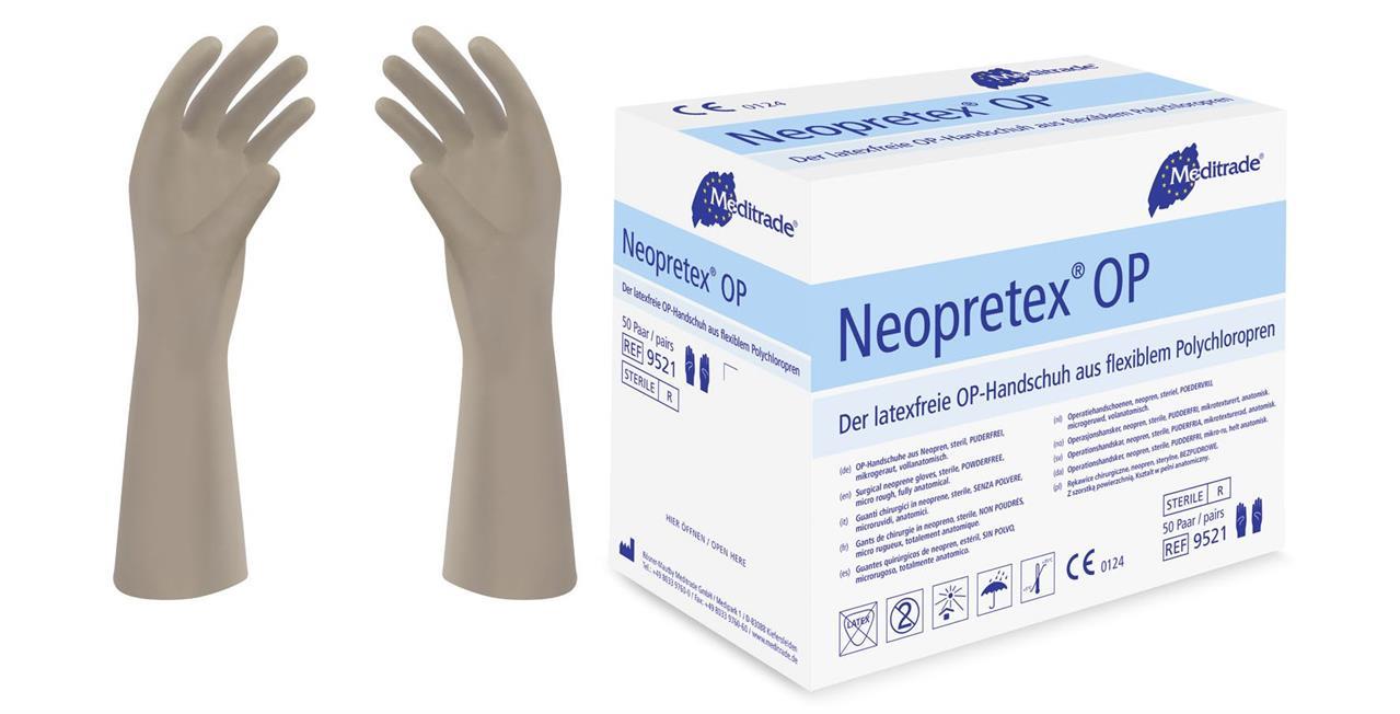 Neopretex OP-Handschuhe, steril, latexfrei, puderfrei [Gr. 6] [50 Paar]