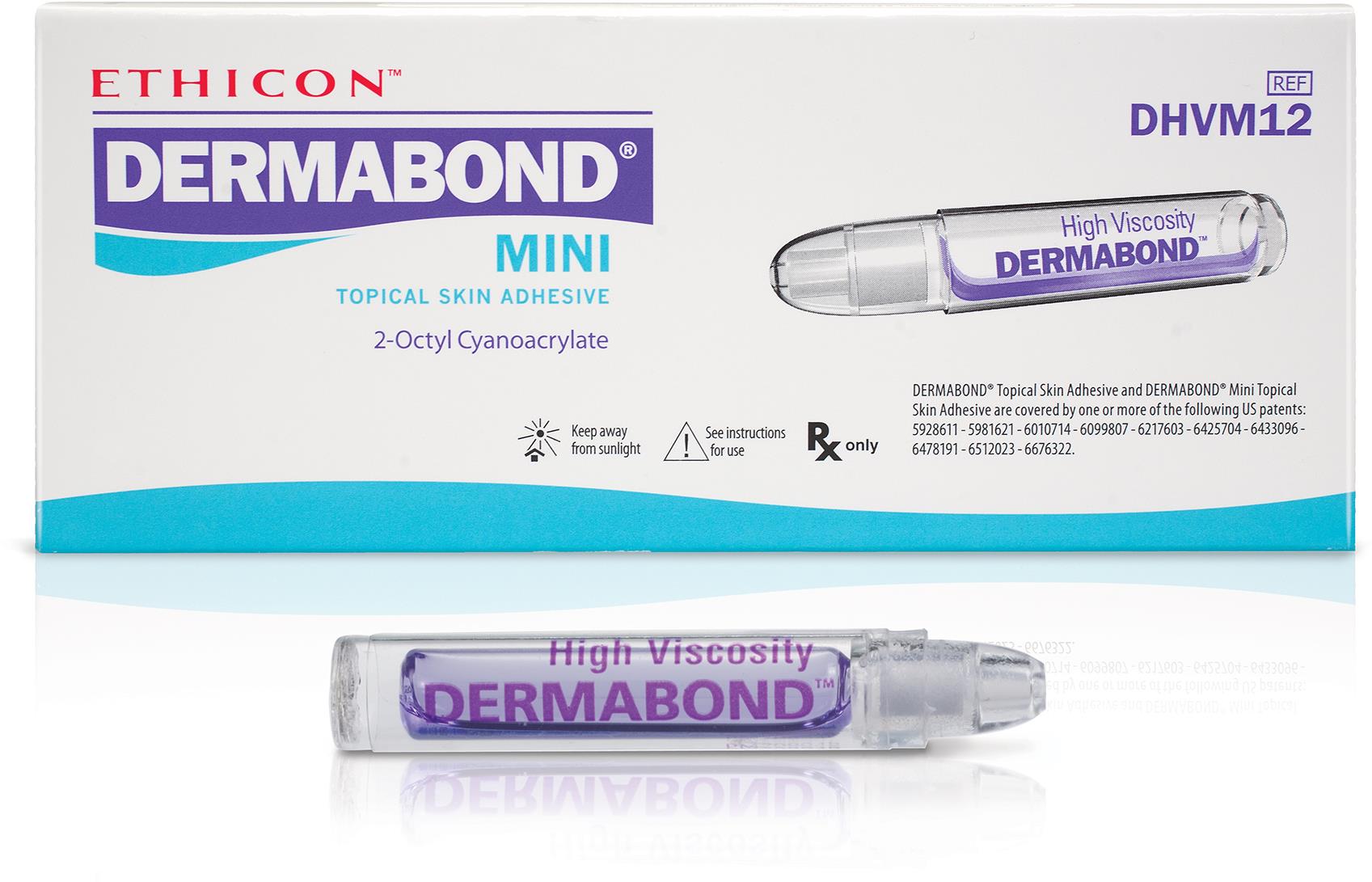 Dermabond Mini, Hautkleber, 12 Ampullen a 0,36 ml