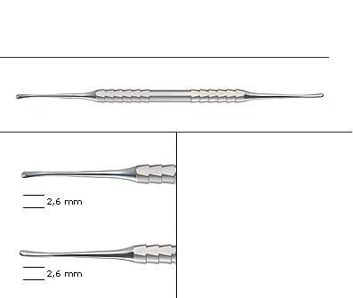 Raspatorium Zepflinie 2,6 mm breit