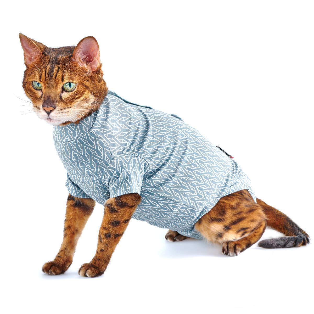 BUSTER Body Suit Step'n Go für Katzen XXXS, Deep Blue