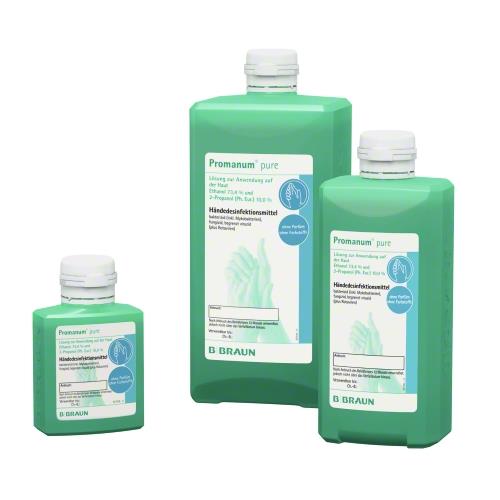 Promanum® pure Händedesinfektion für normale Haut, parfüm-und farbstofffrei