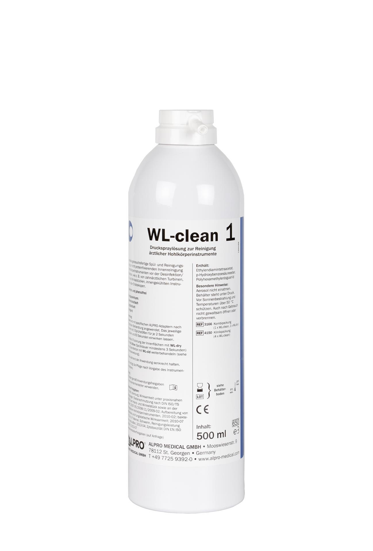 WL-clean, 500 ml Sprühdose zur manuellen Reinigung von Hohlkörpern