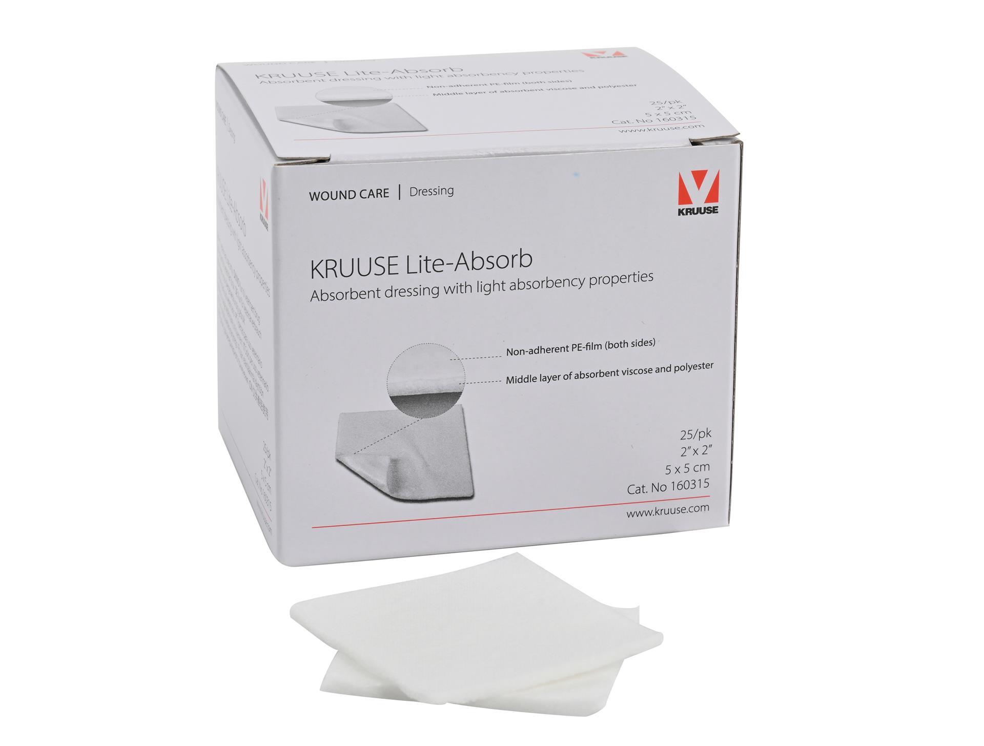 KRUUSE Lite-Absorb, 5 x 5 cm, 25 Stück