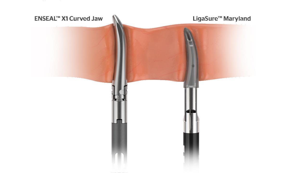 ENSEAL X1 Curved Jaw, 5mm Ø, 37cm Schaftlänge, 3 Stück