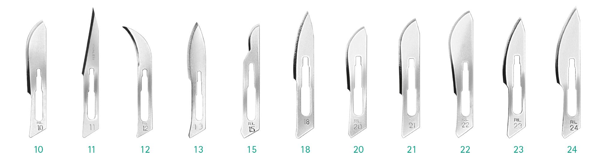 Skalpellklingen B.BRAUN steril verschiedene Figuren 100 Stk