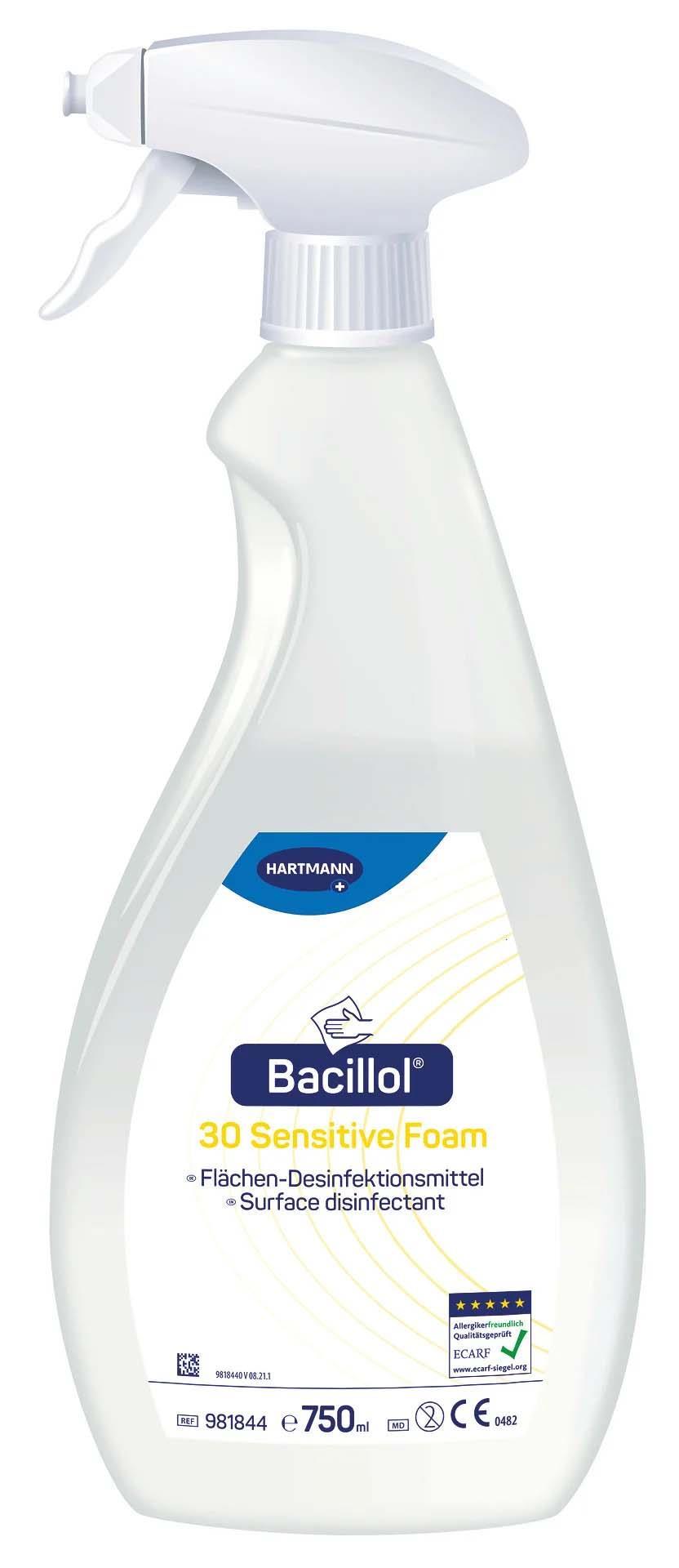 Bacillol 30 Sensitive Foam mit Sprühkopf [750 ml]