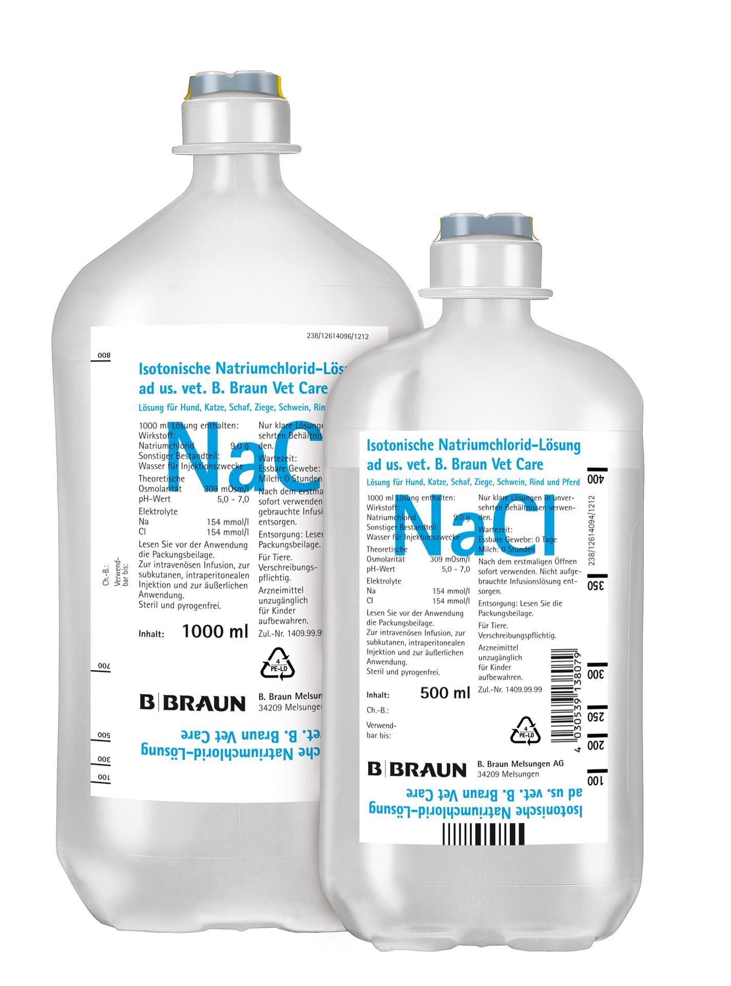 Isotonische Natriumchlorid-Lösung 0,9 % AD.US.VET